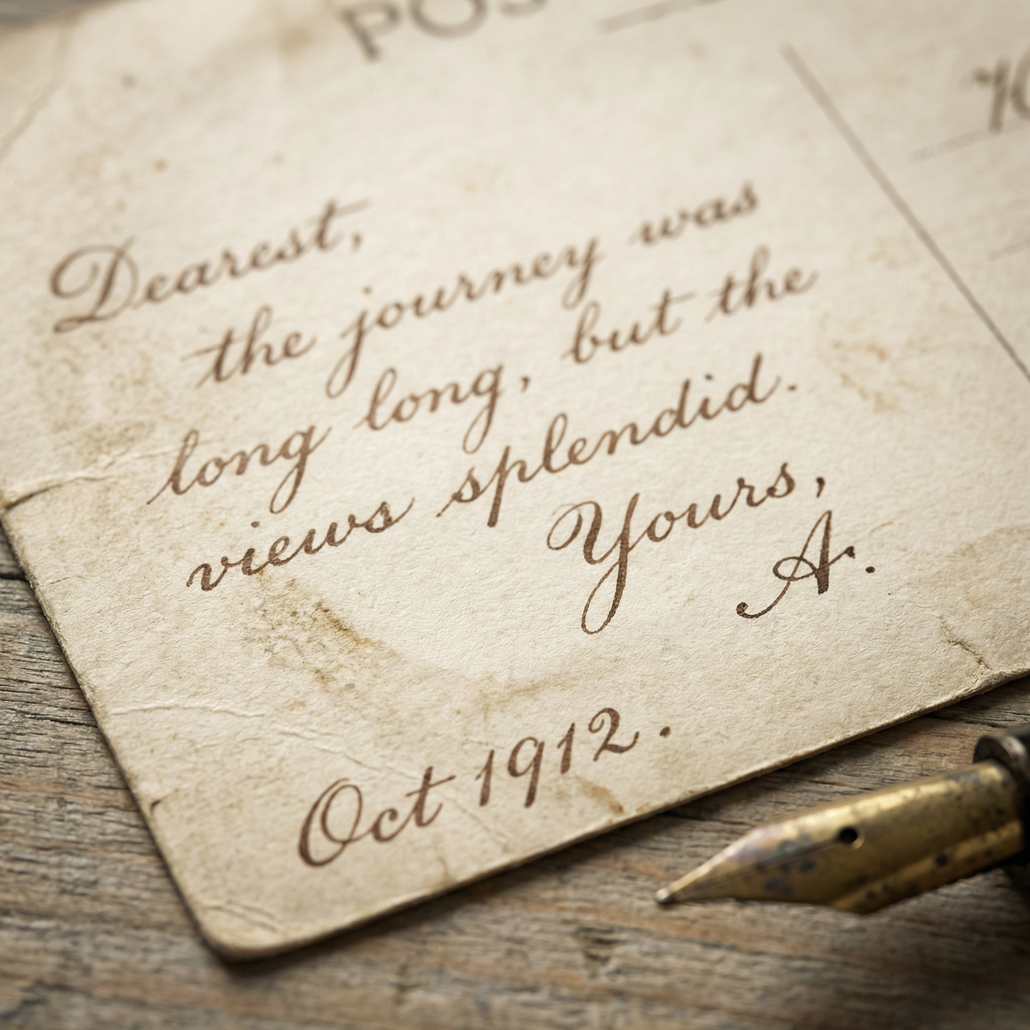 早期文学家手迹